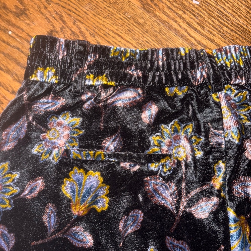 Rachel Zoe Multicolor Velvet Trousers